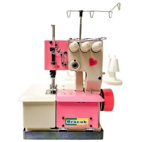 Galoneira Bracob 3 Agulhas Rosa-220 OU 110V-com motor 250w