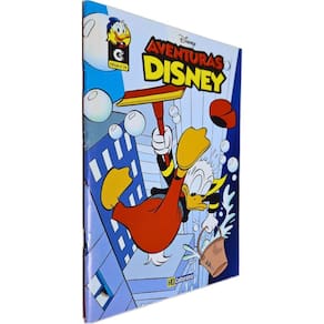 Quadrinhos HQ Gibi Graphic Novel Formatinho 13,50x19 cm Lombada com Grampos Aventuras Disney Edição nº 26 Culturama
