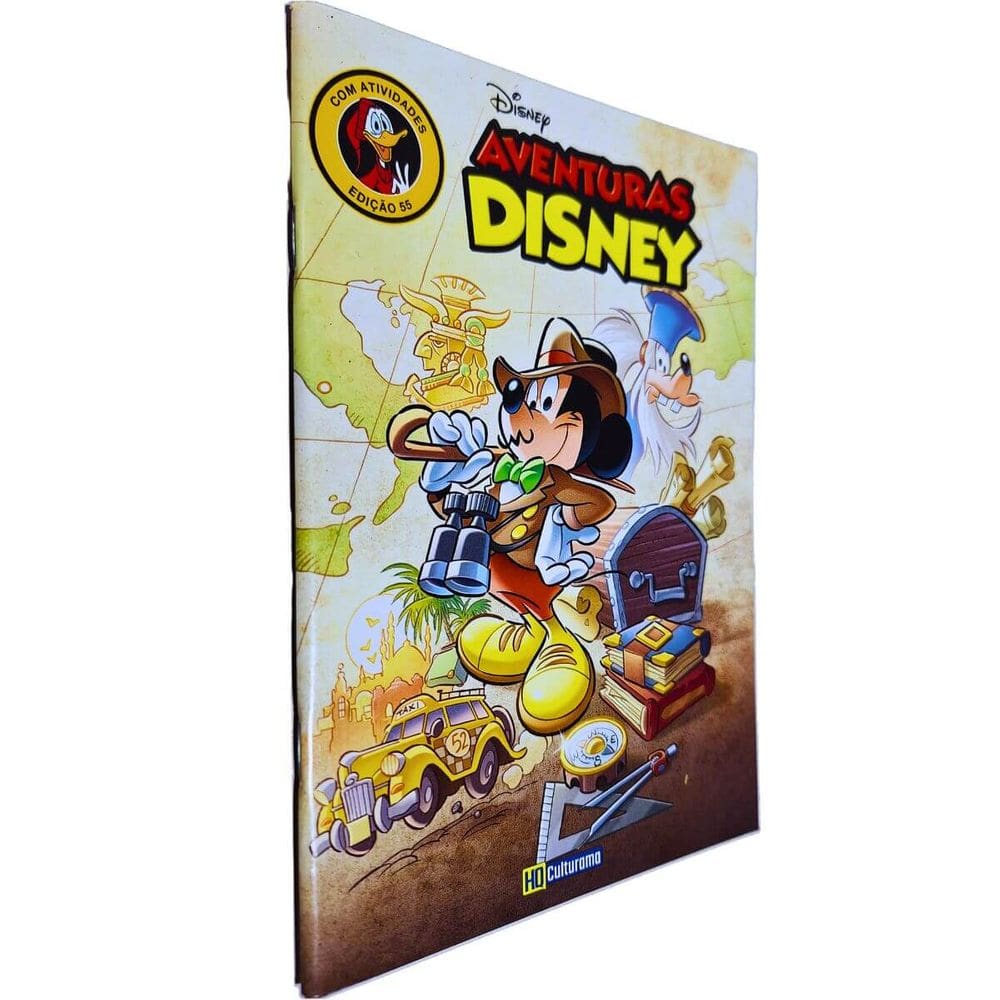 Quadrinhos HQ Gibi Graphic Novel Formatinho 13,50x19 cm Lombada com Grampos Aventuras Disney Edição nº 33 Culturama