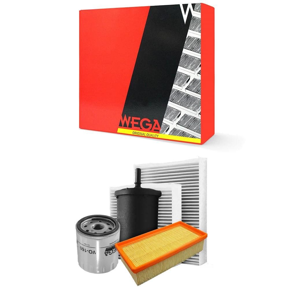 Kit Troca de Filtros 208 C3 1.2 12V 2016 a 2021 Flex Wega