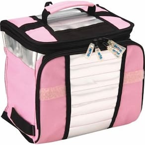 Bolsa Térmica Mor Ice Cooler Dobrável Cor Rosa 7,5 Litros