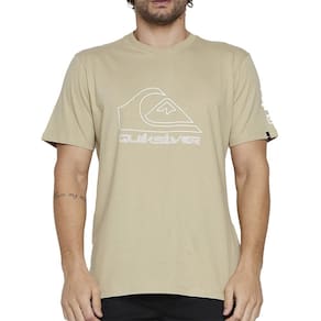 Camiseta Quiksilver New Tour SM25 Masculina Caqui