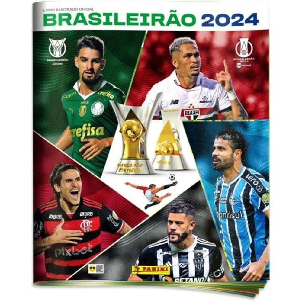 Álbum De Figurinhas Brasileirão 2024 Panini - Pct | Casas Bahia