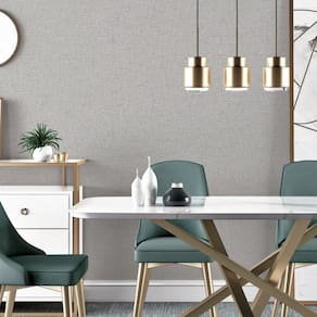 Papel de Parede Colorkey Aspecto Têxtil Cinza COL1021