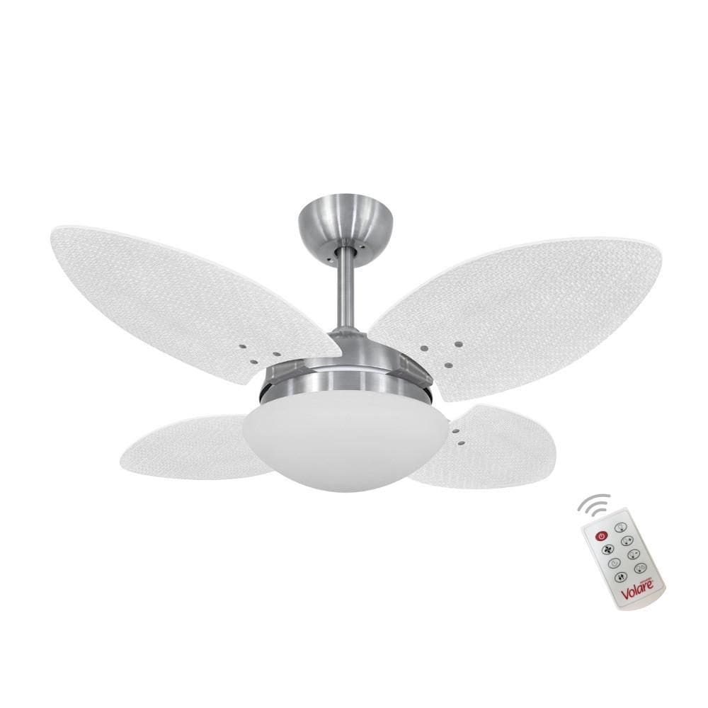 Ventilador Volare Mini P Palmae Branco 220V Controle Remoto