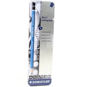 Lápis de Desenho Staedtler Lumograph HB 2B 4B 6B 7B 8B