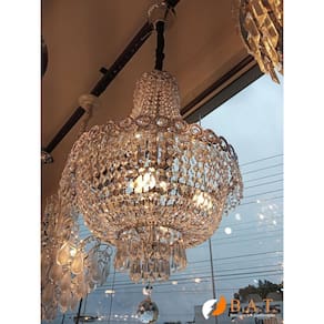 Lustre Pendente Taschibra Império 400 Cristal Transparente