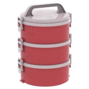 Marmita Vianda térmica Multiuso 1,5 Litros - 3 peças andares