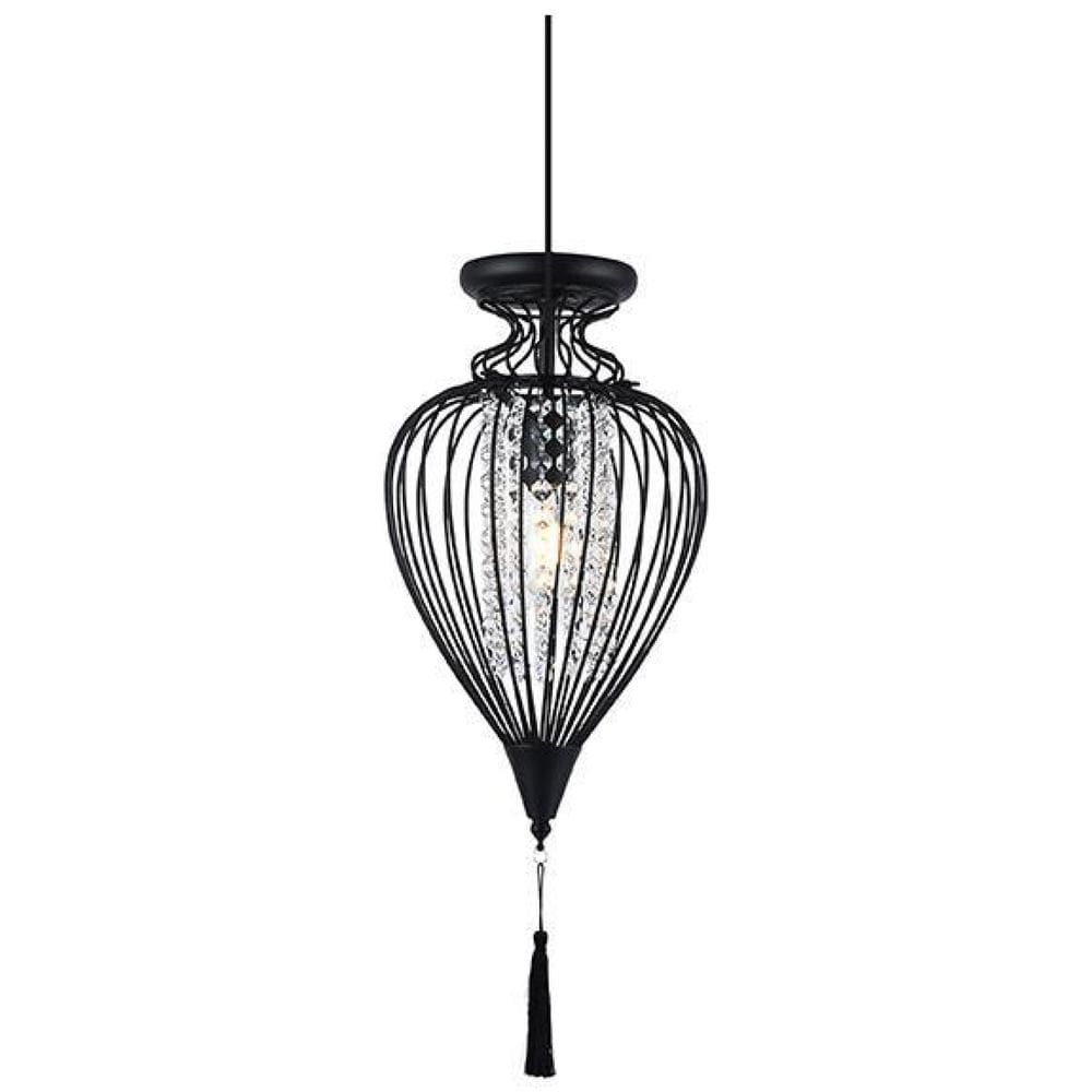Pendente Taschibra Istambul Preto 40W E27 23x23x43cm