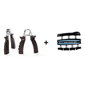 Kit Exercitador De Dedo + Exercitador De Mão Punho Braço