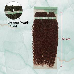 Cabelo Boho Goddess Loc Cherey Fibra Sintética 275g Para Crochet Braid