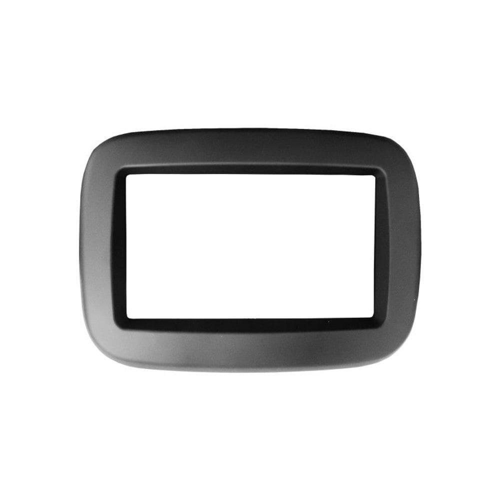 Moldura 2 Din Fiat Mobi Preto Fosco Fiamon