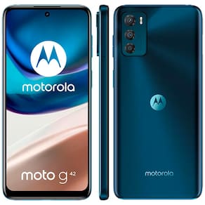 REEMBALADO: Motorola Moto G42 128GB 4GB RAM Tela de 6.4 - Azul