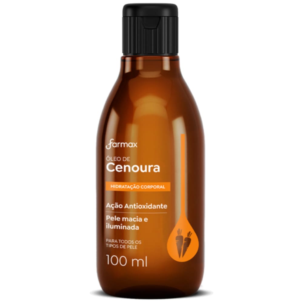 Óleo de Cenoura Farmax Corporal 100ml