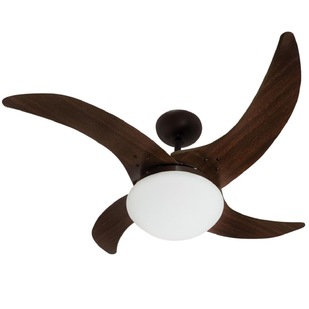 Ventilador Independence 4 Pás 110V Marrom Café e Controle