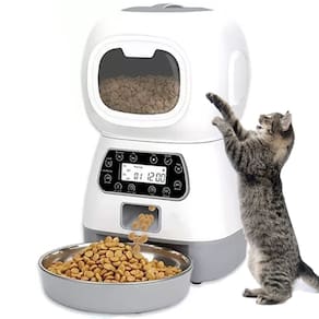 Comedouro Automatico Raçao Gato Cachorro Pet Cao Comida Programavel Alimentaçao Programada