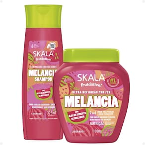 Kit Skala Melancia: Shampoo e Creme de tratamento