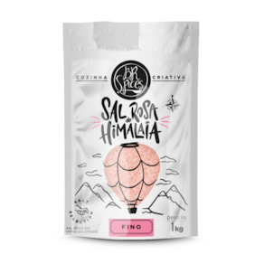 Sal Rosa Do Himalaia Iodado Fino BR Spices Pouch 1KG