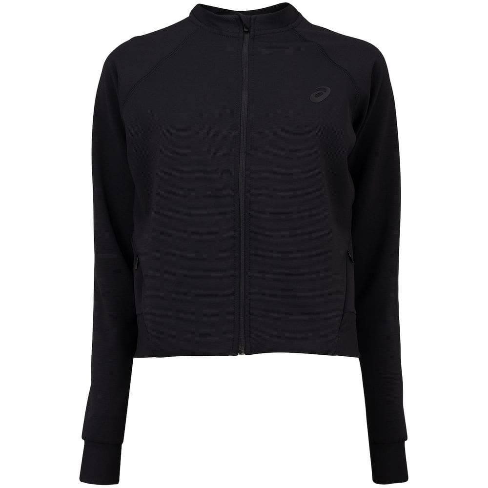 Jaqueta Feminina ASICS Malha Rib Bolso Seguro