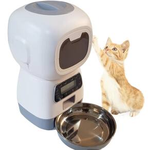 Comedouro Alimentadouro Programavel Raçao Comida Dieta Gato Cachorro Pet Petshop Animais Estimaçao