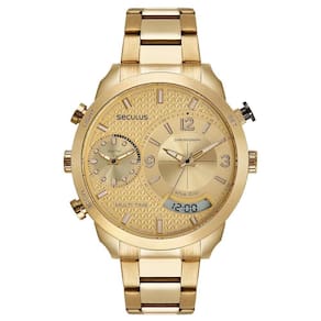 Relógio Seculus Masculino 77194Gpsvda1 Multi Time