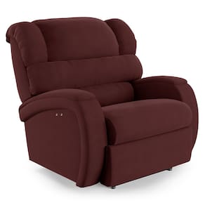 Poltrona do Papai Reclinável Napoli Power Touch Veludo Vinho FH1 - D`Rossi