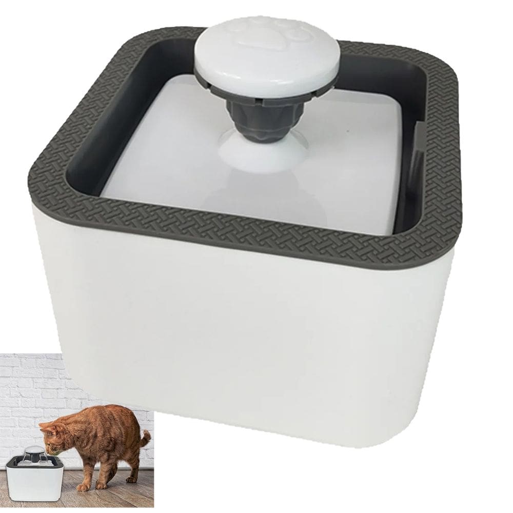 Bebedouro Fonte de Agua Gato Pet Cao Cachorro Reservatorio 2.5 Litros Animal de Estimaçao Filtro Bomba De Agua Silencioso