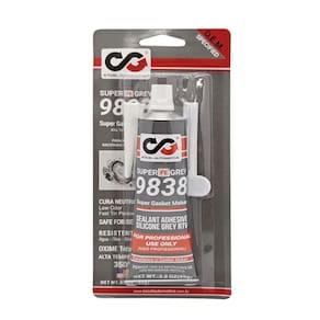 Cola Silicone Excel Super Fl Gray 9838 Alta Temperatura 85g