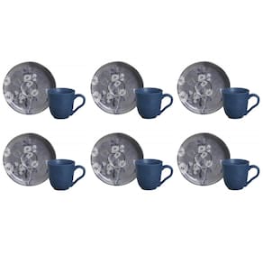 Conjunto de Xícara de Cafezinho com Pires 06 Peças Bio Hallerbos Porto Brasil