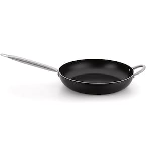Frigideira Profissional Preta 36 cm 6,5 L em Alumínio com Revestimento Interno Antiaderente Multiflon
