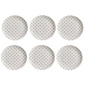 Conjunto de Pratos Rasos 06 Peças Coup Grêta Porto Brasil