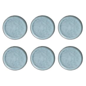 Conjunto de Pratos de Sobremesa 06 Peças Linhas Breeze Porto Brasil
