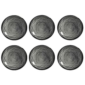 Conjunto de Pratos Fundos 06 Peças Coup Chevron Porto Brasil