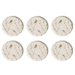 Conjunto de Pratos de Sobremesa 06 Peças Bio Luar Porto Brasil
