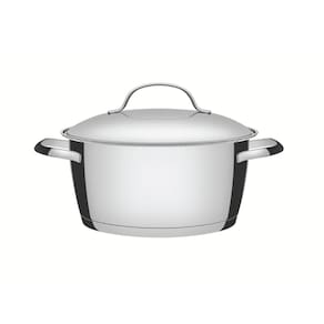Caçarola Funda Allegra 22 cm 4,2 L em Aço Inox com Fundo Triplo Tramontina 62654/220