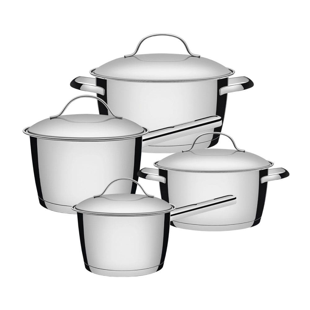 Jogo de Panelas 4 Peças Allegra em Aço Inox Fundo Triplo Tramontina