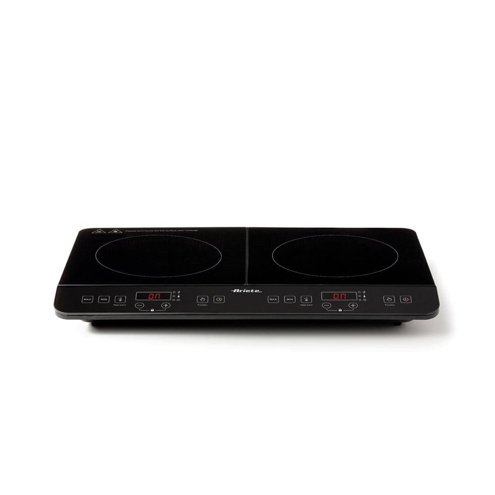Cooktop Portátil Por Indução Ariete 1998 Vitrocerâmico Touch 2 Bocas 127v