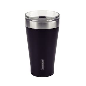 Copo Térmico Exata em Aço Inox Preto com Tampa 550 ml Tramontina 61646/505