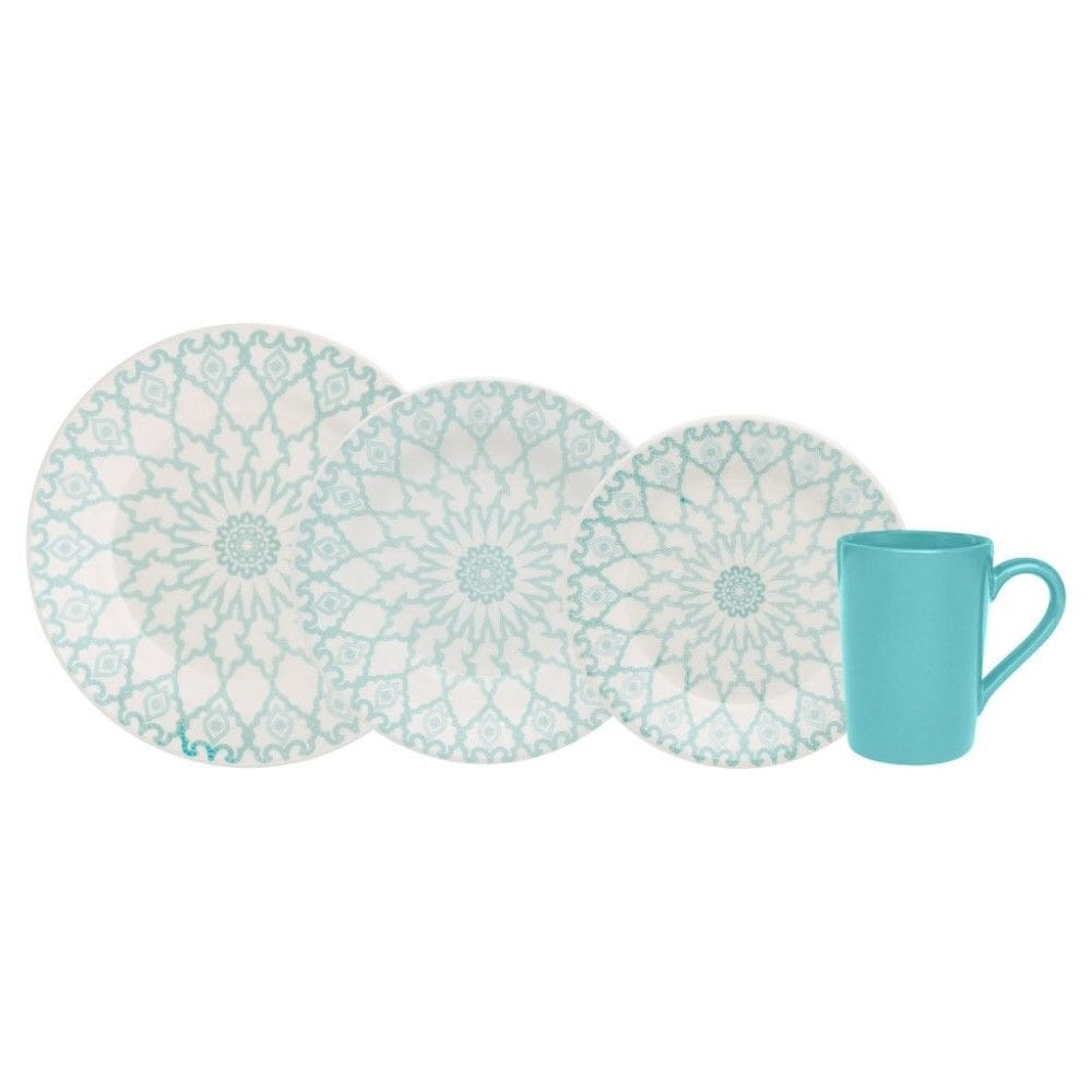 Aparelho de Jantar 16 Peças Donna Mandala Oxford