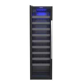 Adega Piubella 200 para 50 Garrafas Preto Porta Invertida 127V Venax