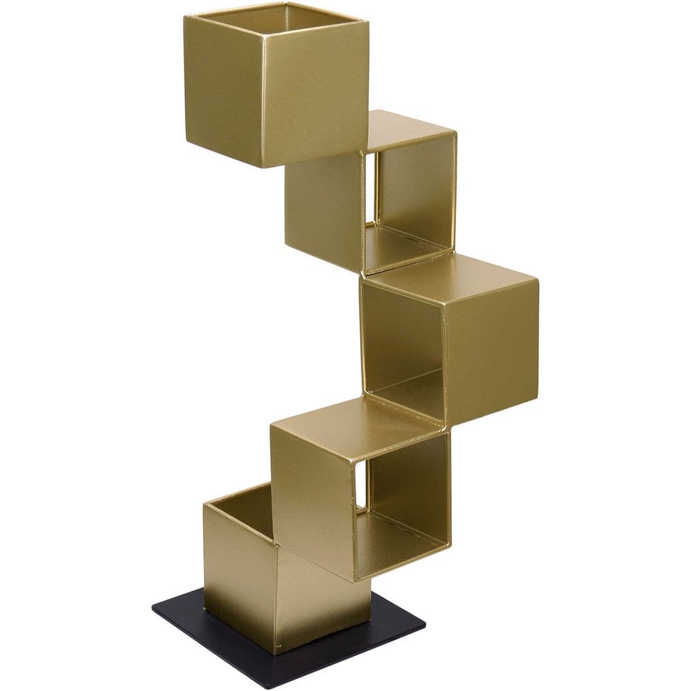 Escultura Metal Dourado