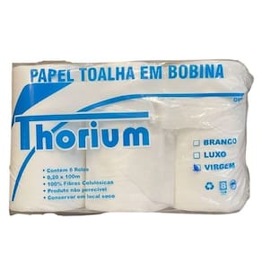 Papel Bobina 20 X 100 X 6 100% Thorium