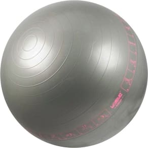 Bola Suíça para Pilates 65 CM Cinza LIVEUP LS3577-C