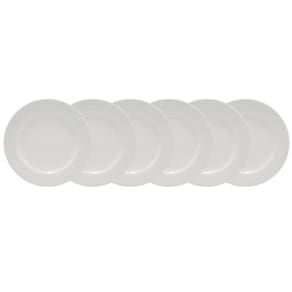 Conjunto de Pratos de Sobremesa 06 Peças Aspen Schmidt