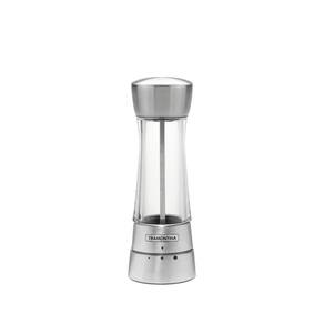 Moedor de Sal ou Pimenta em Aço Inox e Acrílico com Moinho em Cerâmica Tramontina 61654/100