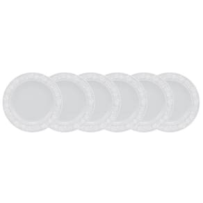 Conjunto de Pratos de Sobremesa 06 Peças Noiva Schmidt