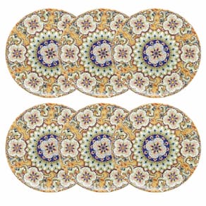 Conjunto de Pratos de Sobremesa 06 Peças Castello Oxford