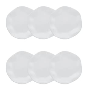 Conjunto de Pratos de Sobremesa 06 Peças Ryo White Oxford