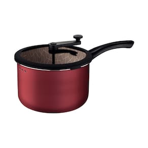 Pipoqueira Paris em Alumínio com Revestimento Antiaderente Starflon Max Vermelho 22 cm 4,8 L Tramontina 28536/722