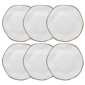 Conjunto de Pratos Rasos 06 Peças Ryo Maresia Oxford